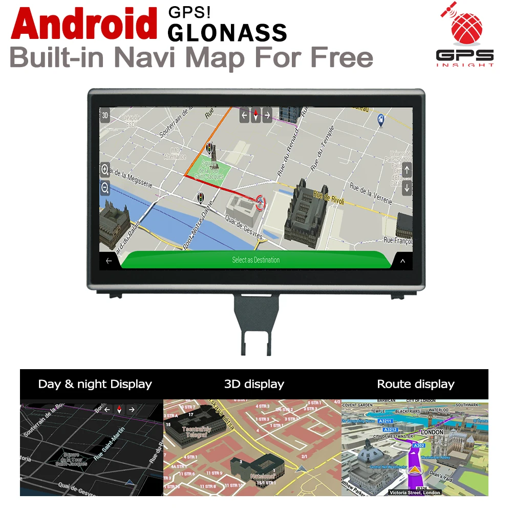 Экран стерео Android 7 0 up Автомобильный GPS навигатор карта для Audi A6 4G 2012 2013 2014 2015 MMI