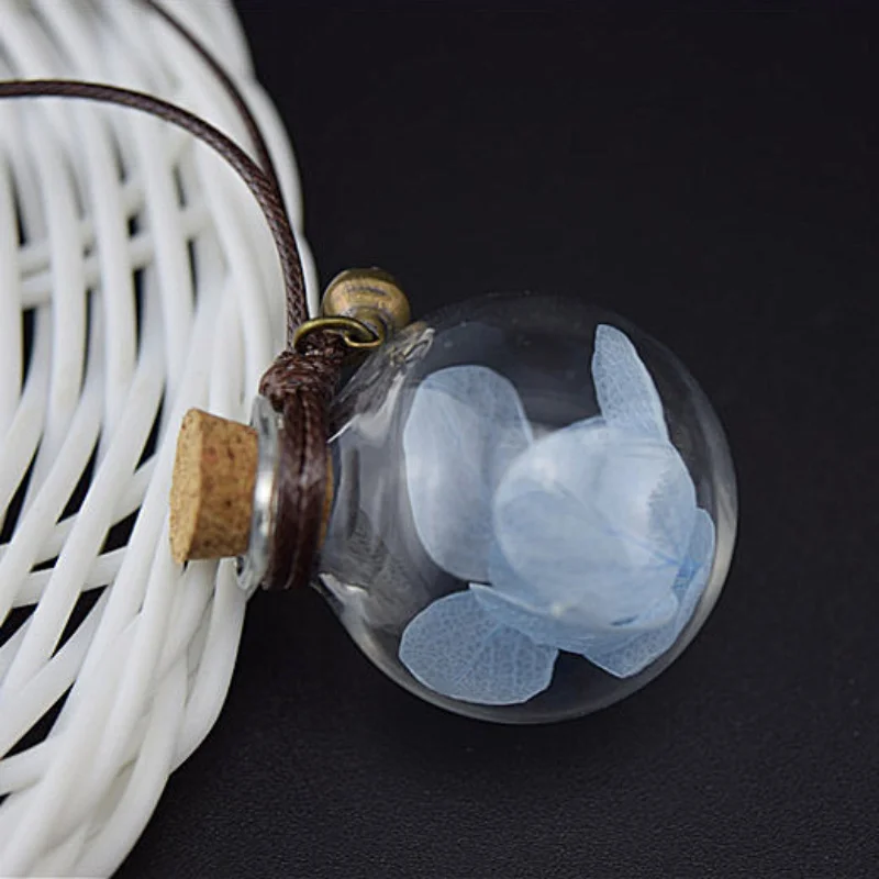 Автомобильный подвесной стеклянный парфюм пустая подвесная бутылка с цветком