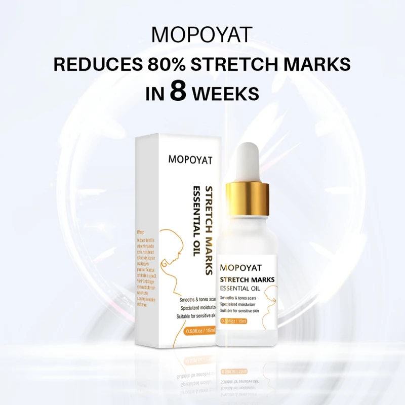 

Stretch Mark Remover Essential Oil Skin Care Treatment Nourishing Whitening Pregnancy Repair Oil 15ml