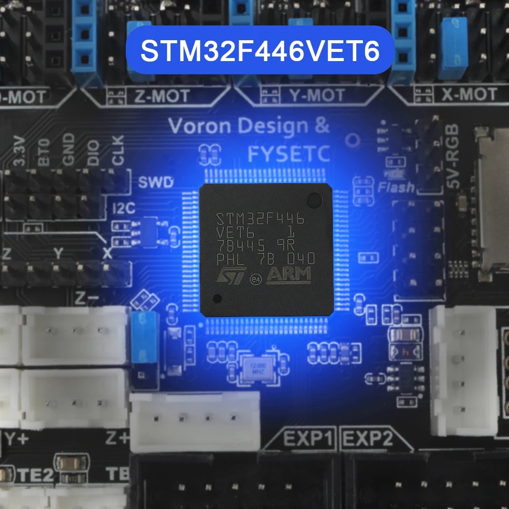 Материнская плата FYSETC Spider V1.1 32 битная контроллера TMC2208 TMC2209 запасная часть для 3D
