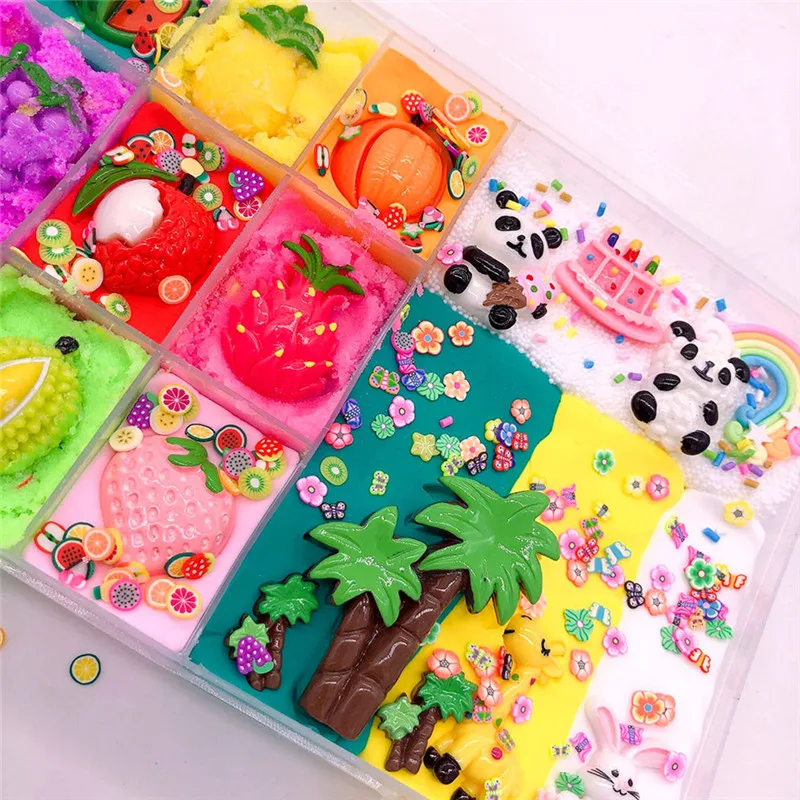 slime additives Cute Stretchy Individuality Charm Elasticity Slime Kids Relief Stress Toys Gift juguetes #3N06 | Игрушки и хобби
