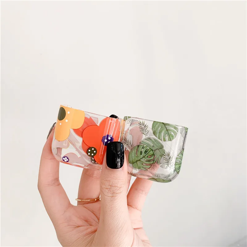 Фрукты Цветочные листья цветы Наушники Аксессуары ПК жесткий защитный чехол для