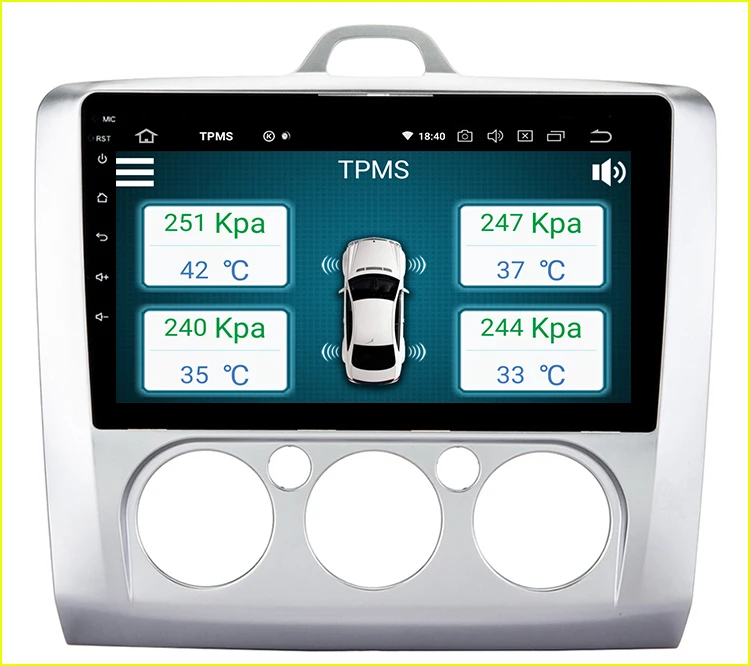 Android 9,0 автомобильный dvd-плеер для Ford focus 2 3 2006 2007 2008 2009 2010 2011 ips экран wifi+ Радио 2 грамма Восьмиядерный видео gps