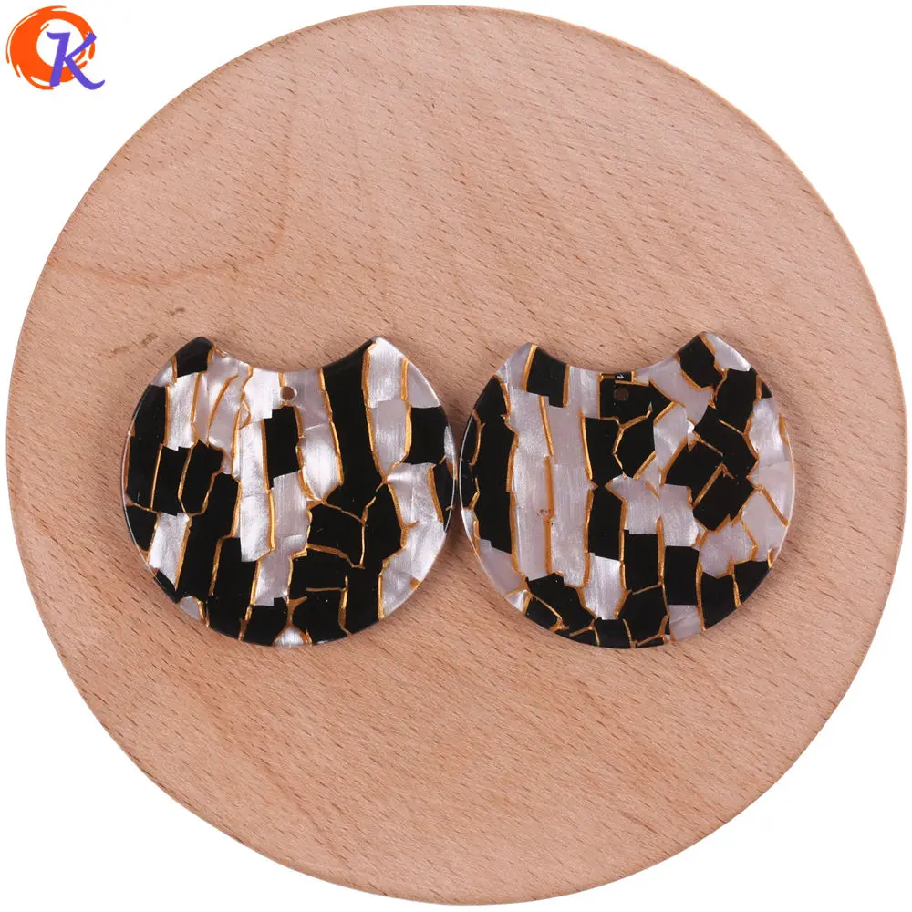 

Cordial Design 37x34MM 50Pcs Jewelry Making/Earring Accessories/Round Shape/Tortoiseshell Effect/Hand Made/Earring Findings