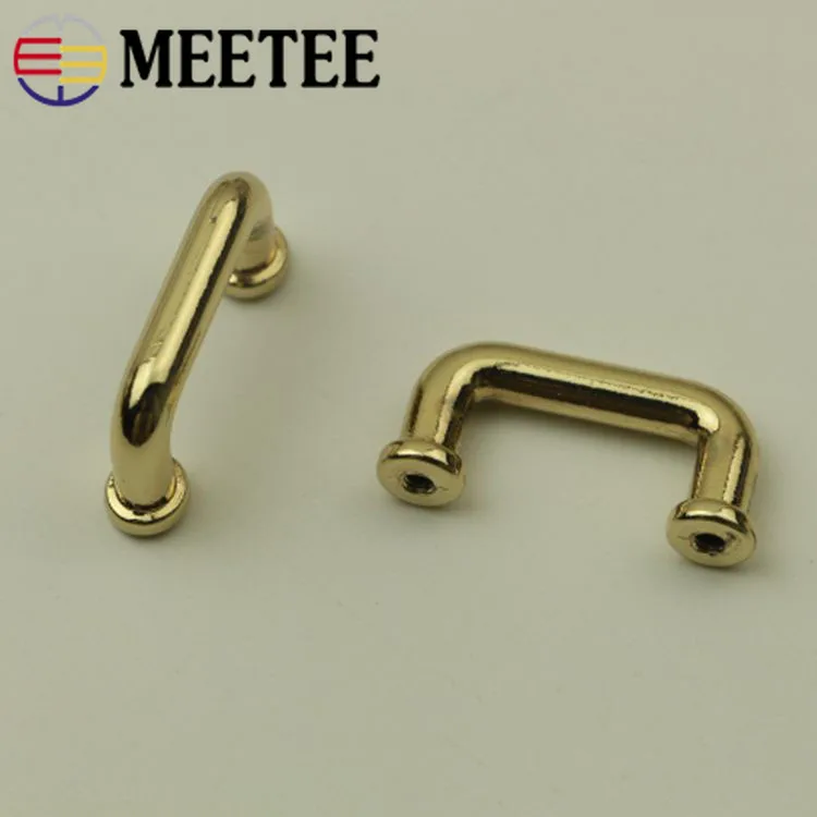 10 шт. 18 мм металлическая пряжка u-образные кольца для сумочки разъем для сумки арочный мост с винтом DIY ремешок для сумочки вешалки Аппаратные аксессуары