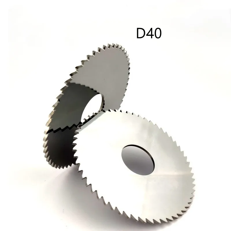 

D40 Solid carbide cutting saw blade milling cutter 0.2 0.4 0.5 0.8 1.0 1.5 2 2.0 2.5 3.0 3.5mm