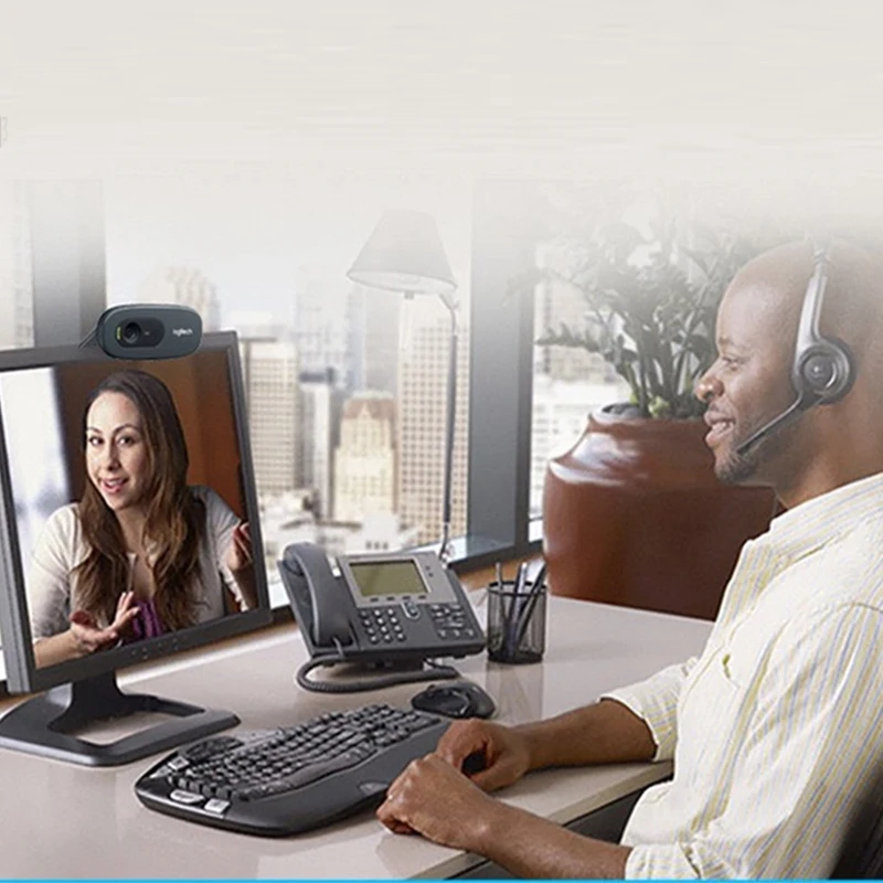 

Logitech C270 720P HD, , USB 2,0
