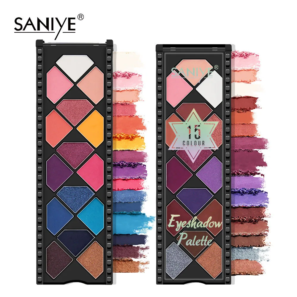 SANIYE Advanced Diamond тени для век палитра красоты блестящие Палитра матовый макияж глаз