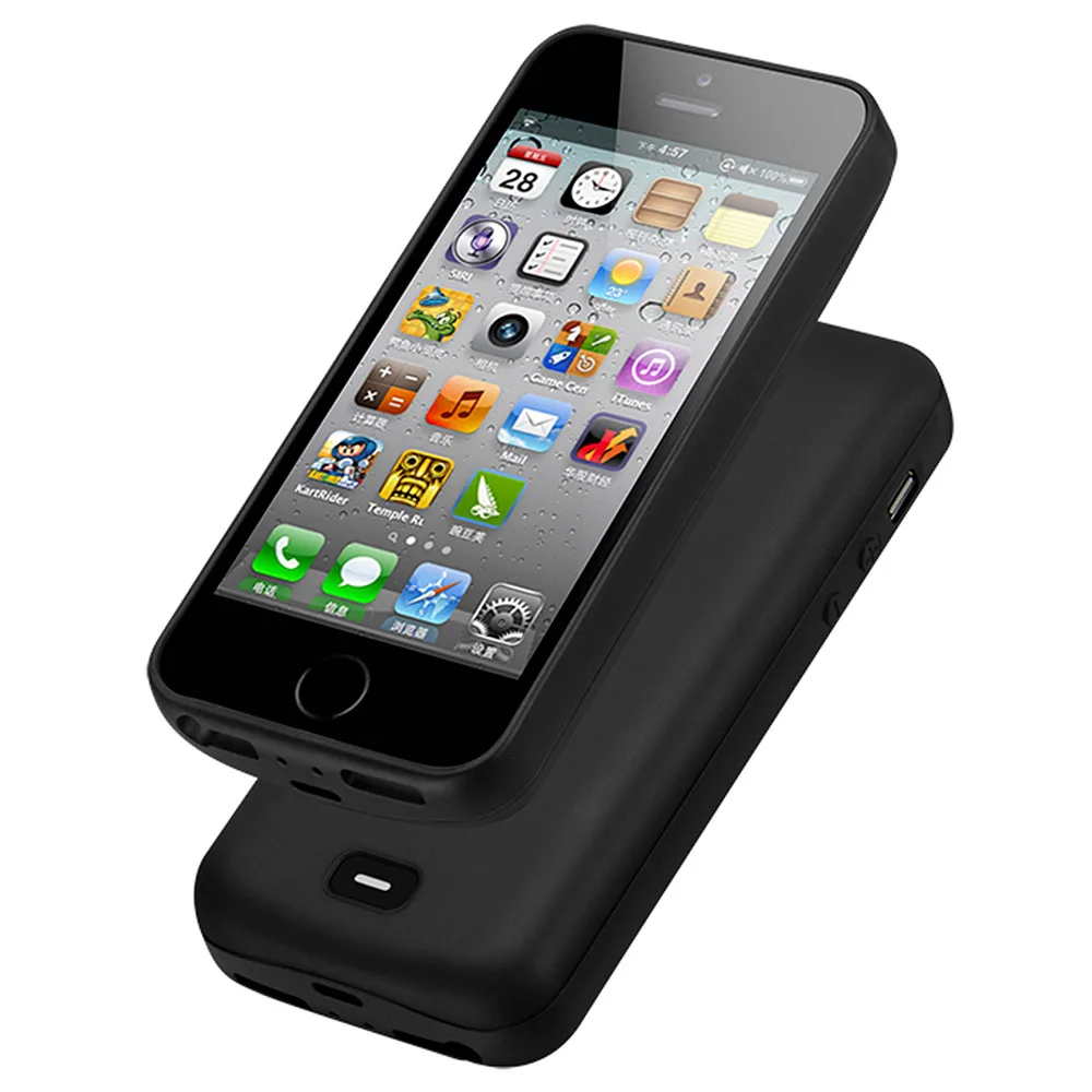 Для iphone 5 5S SE чехол для зарядки аккумулятора 4000 мАч смартфона портативного