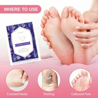 hot sale exfoliating calluses exfoliating and peeling lavender foot mask moisturizing and hydrating foot care foot mask