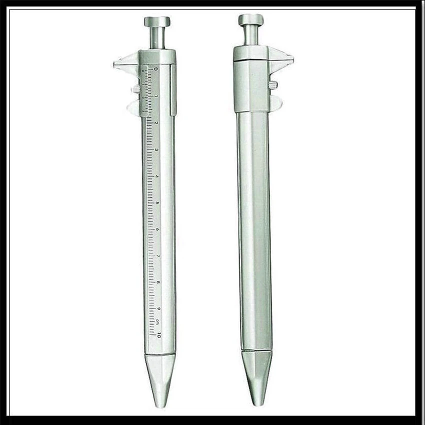 1 шт. пластиковая многофункциональная ручка 0 мм шариковая линейка измерительный