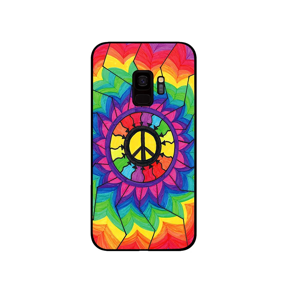 Чехол с абстрактным радужным акварельным узором для Samsung Galaxy A10 A20 A30 A40 A50 A60 A70 A80 A11