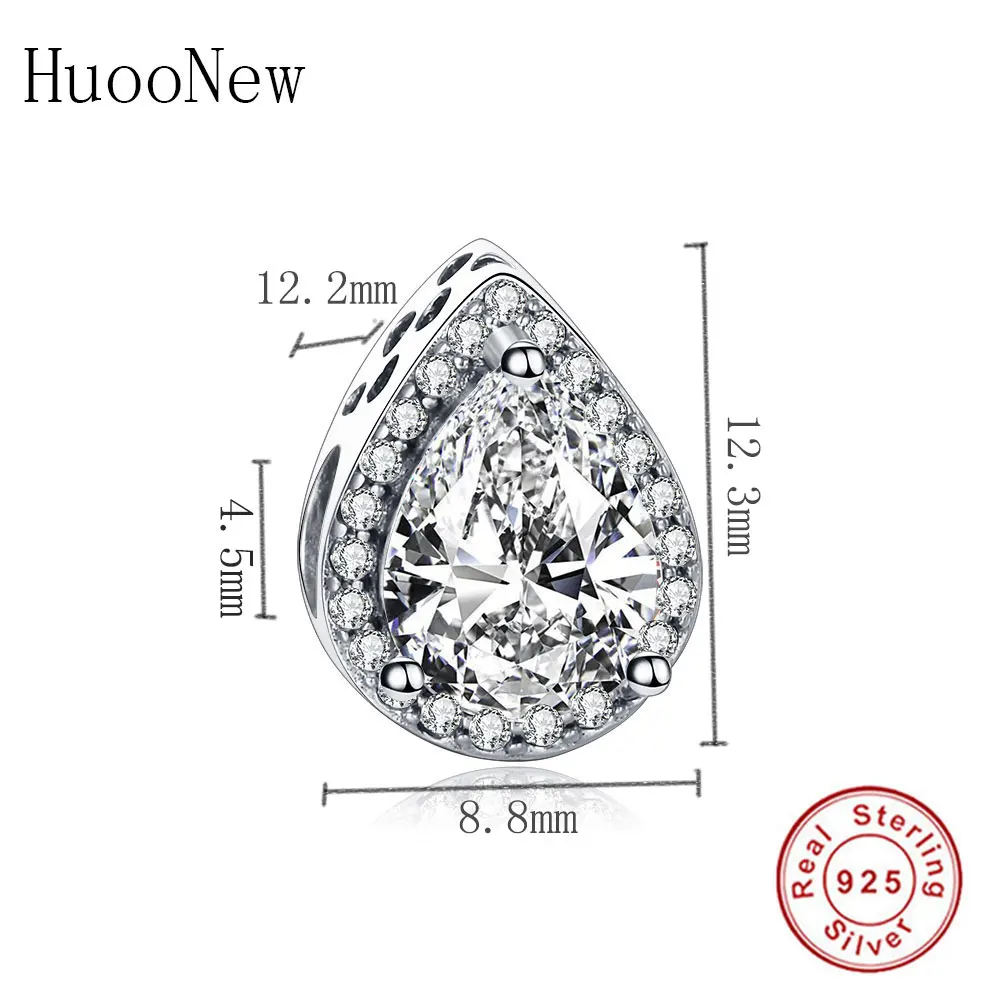 Бусины-подвески из серебра 2019 пробы с фианитами | Украшения и аксессуары