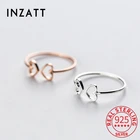 Мягкое кольцо из настоящего серебра 925 пробы, регулируемое кольцо для очаровательных женщин, минималистичные изящные ювелирные изделия, милые аксессуары