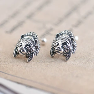 Earrings for Women Vintage Silver Stud Earrings Fashion Jewelry One Pair Gifts for Party Wholesale Price Brand Design Jewelry