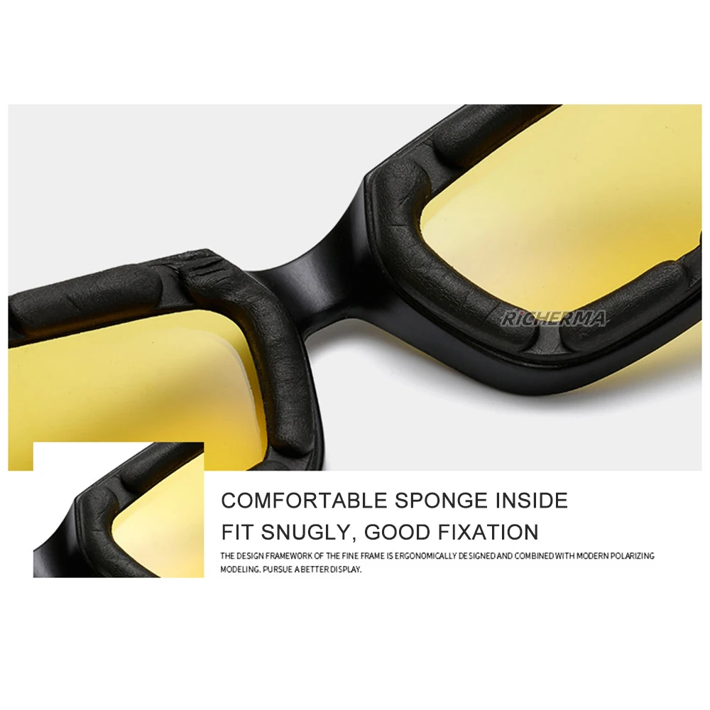 Летние мотоциклетные очки для спорта на открытом воздухе мужские антибликовые