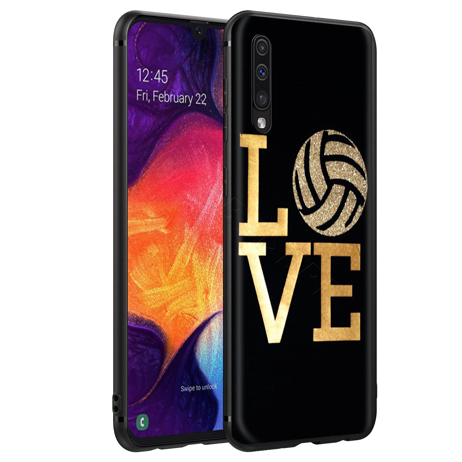 Webbedepp спортивный чехол для волейбола Samsung Galaxy S7 S8 S9 S10 Plus Edge Note 10 8 9 A10 A20 A30 A40 A50 A60 A70 |