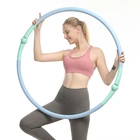 8 частей съемный спортивный обруч Фитнес-тренировка тренажерный зал дома массажное поясное кольцо потеря веса Халла круглая Гравитация