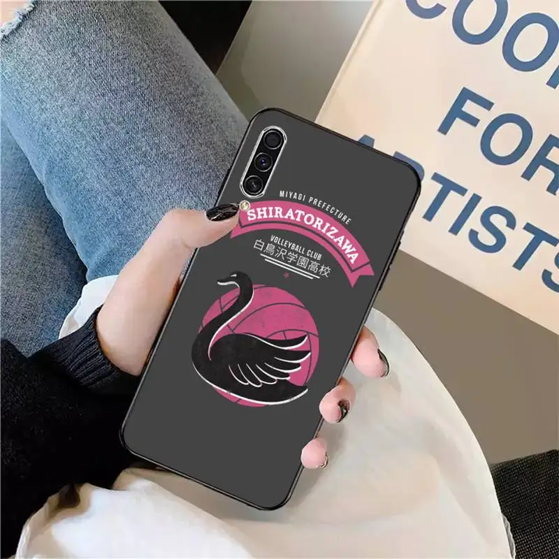

HAIKYUU!! Karasuno Nekoma Crest Phone Case For Samsung A31 A70 A20E S10 E S20 S8 Plus Note 9 j5 2015