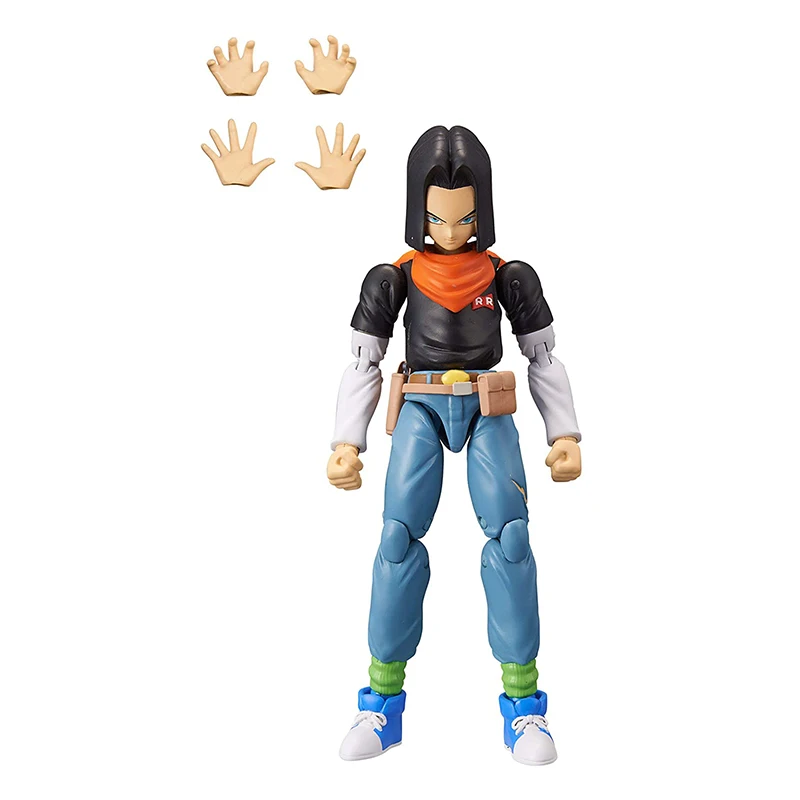 

Bandai Original Dragon Ball Dragon Stars 6 Inch Android 17 Action Figure Collection Model Kids Toys for Boys