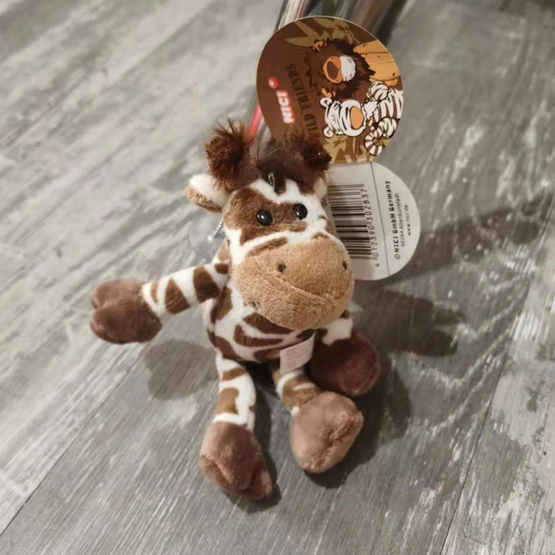 Cute 15cm Giraffe Lion Elephant Monkey Pendant Lovely Plush Stuffed Animal Deer Doll Toys For Kids Christmas Gifts | Игрушки и хобби