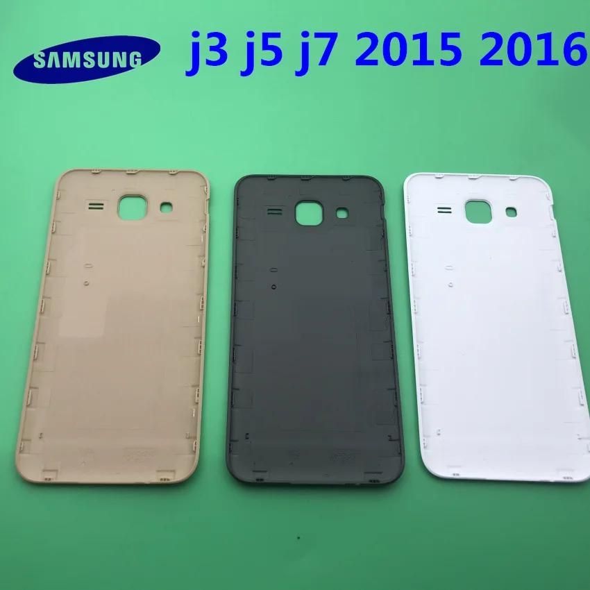 Задний Корпус чехол для samsung Galaxy j3 j320 j310 j5 j500 j510 j7 j700 j710 Батарея крышка отсека чехол для задней крышки
