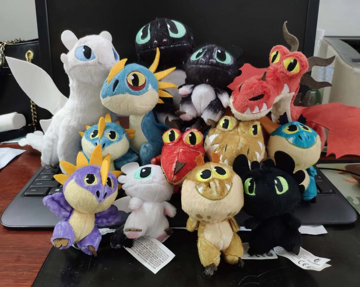Disney Dragon GRONKLE Lightfury Stormfly Dreamworks stuffed plush doll Toy