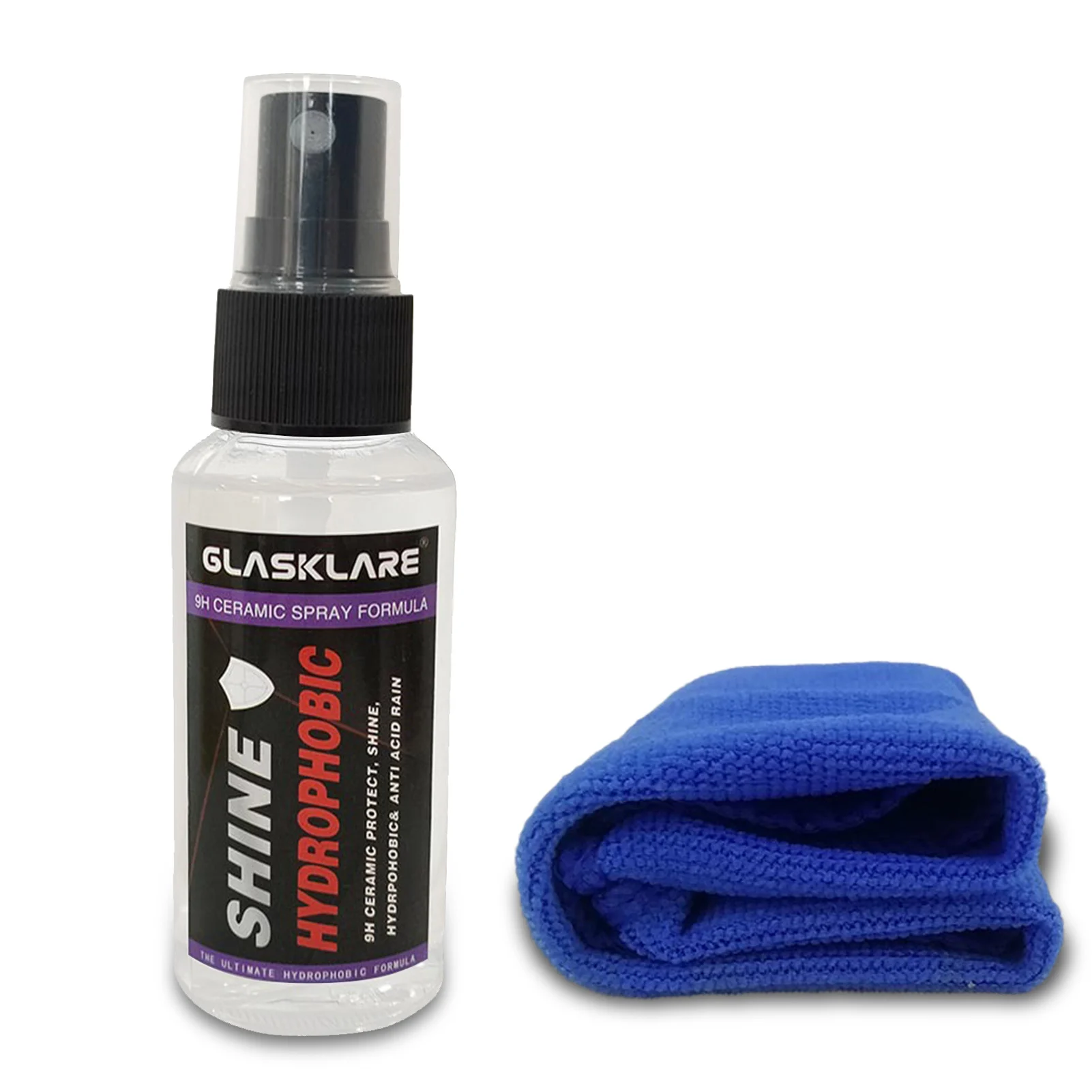 

9h Nano Auto Detailing Glasscoat Hydrophobic Glass Plated Formula Nano Repairing Spray Polishing Paste Crystalline Coating