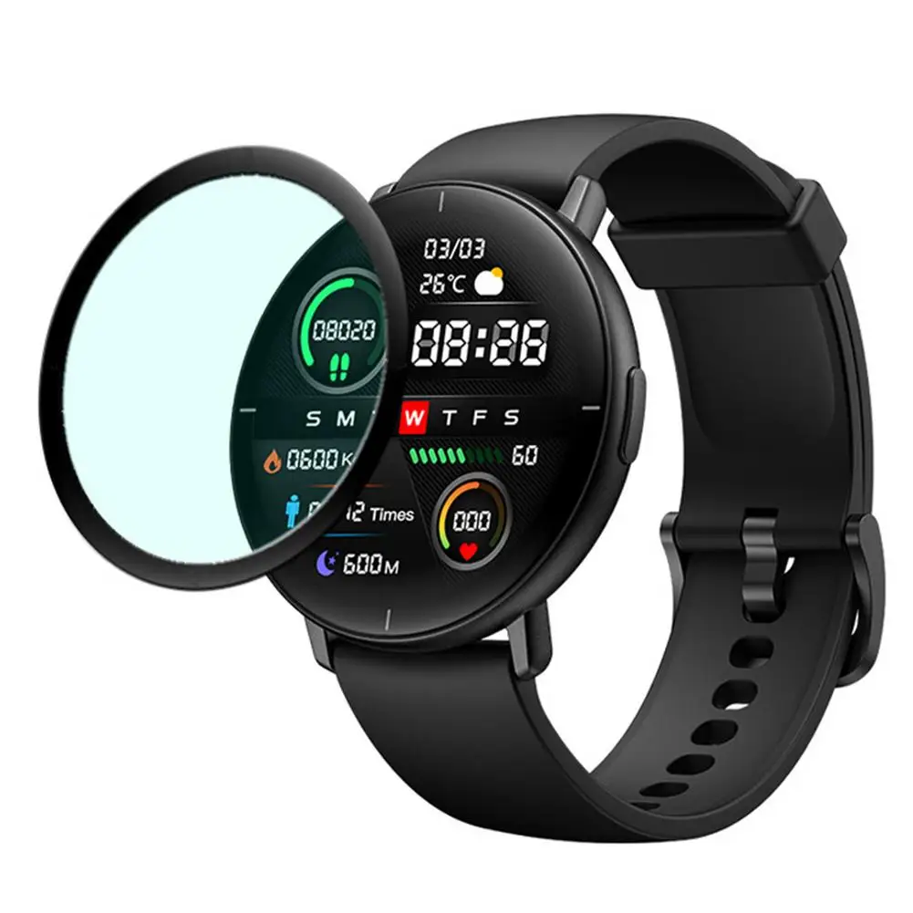 

Watch Screen Protector, Fingerprint-proof Watch Protective Film with High Transparency and 3D Full Coverage for Lite Smartwatch