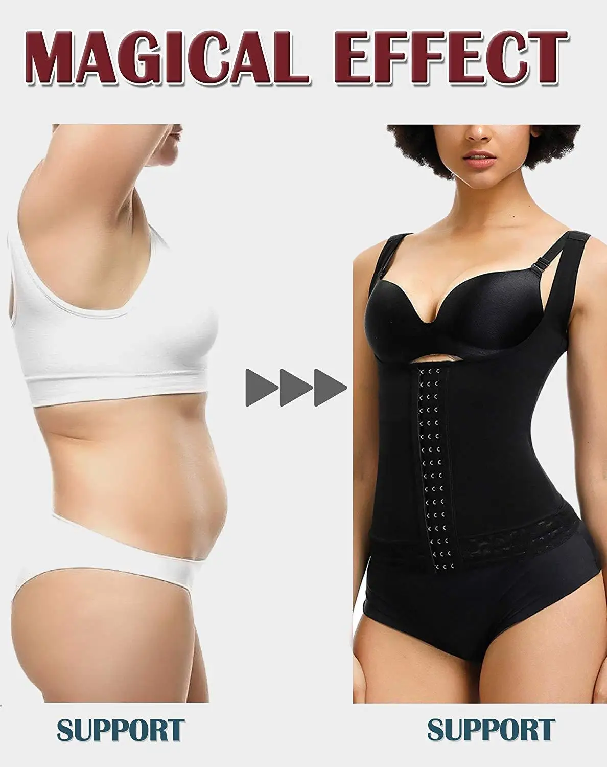 HEXIN размера плюс женская корректирующая одежда для талии тренировочный жилет пуш