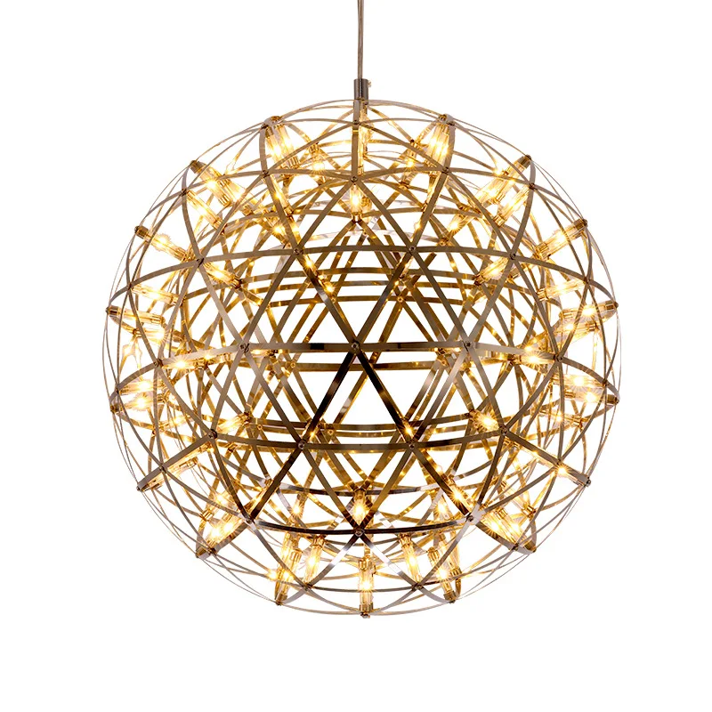 Современная светящаяся круглая люстра в скандинавском стиле простой креативный