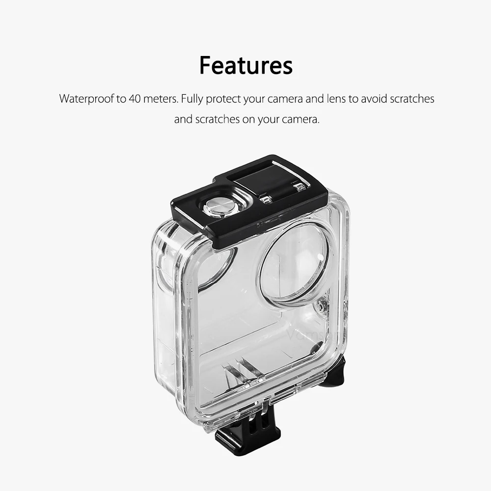 Скидка Водонепроницаемый чехол Vamson для экшн-камеры Gopro Max, защитный чехол для подводного погружения и дайвинга, аксессуары для Gopro VP611
