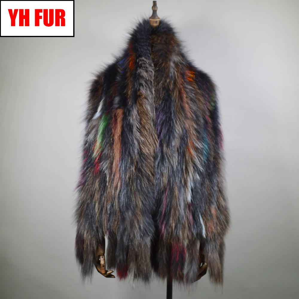 Новые длинные Стиль качественные Брендовые женские натуральным лисьим мехом