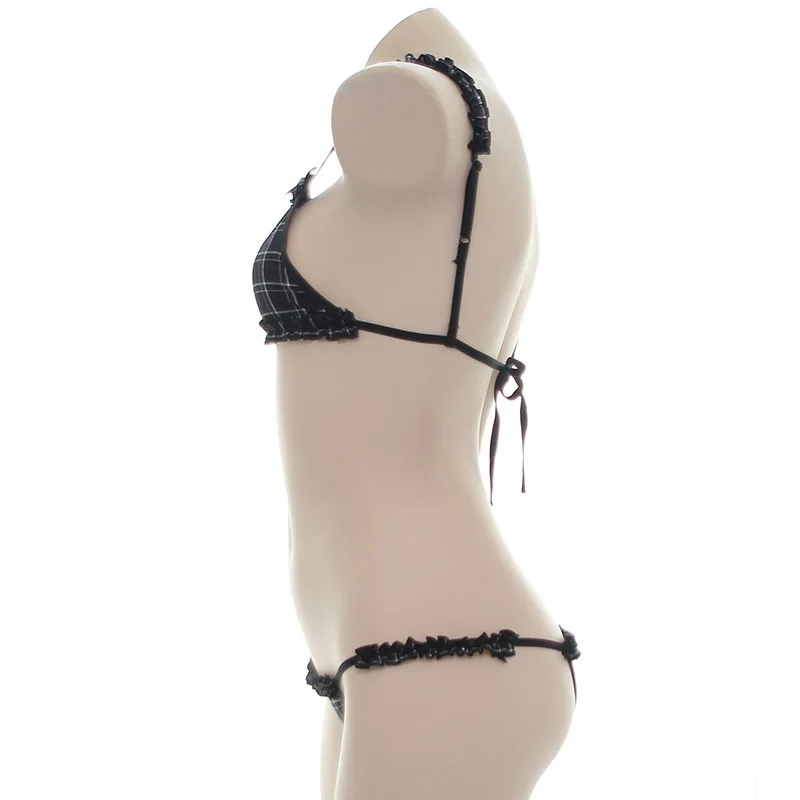 Женские черные комплекты из искусственной сиамской кожи сексуальный комплект с