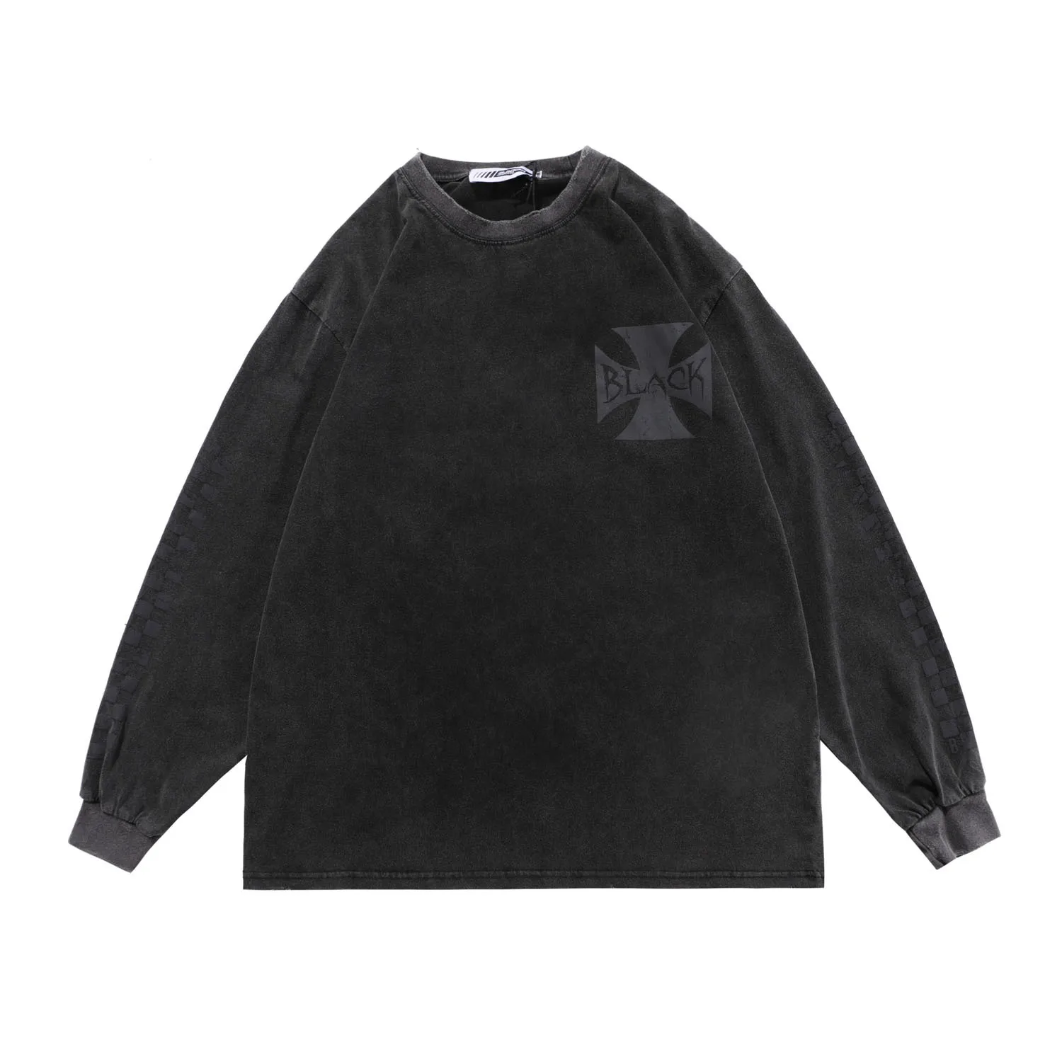 

BLACKAIR Goth clothes Retro oversized t shirt harajuku HIP HOP couple clothes men clothing graphic t shirts Tops Tees 2103