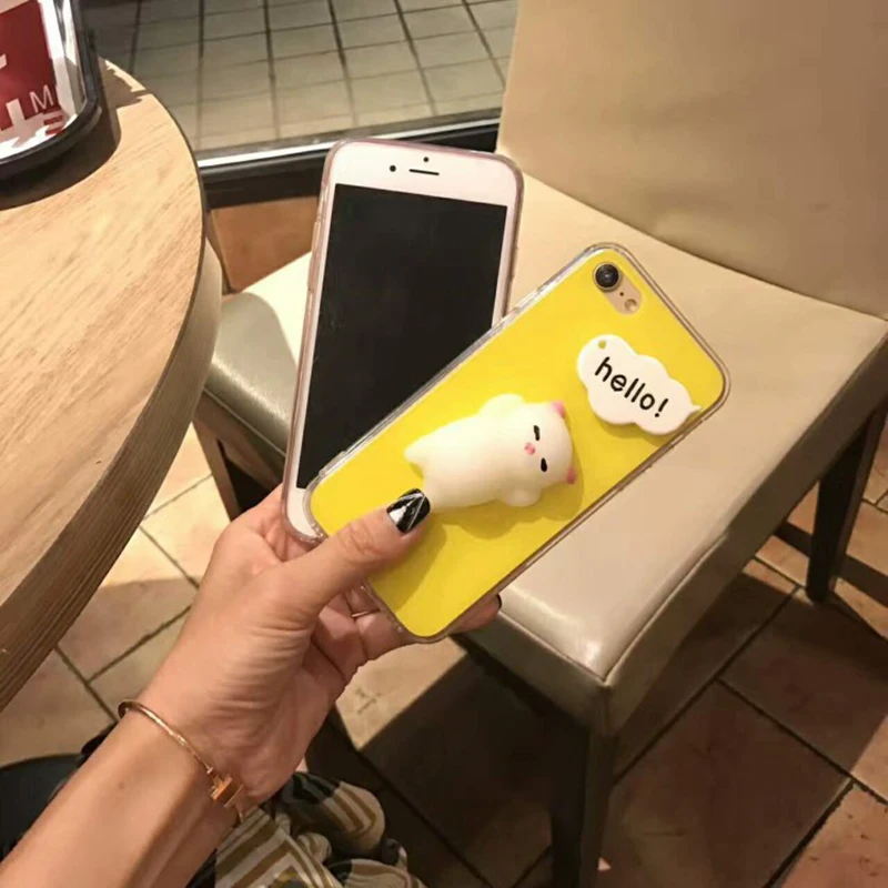 I am alone Squishy чехол для телефона Elephone P7000 P9000 S7 Diy сумки силиконовый Мобильный телефон