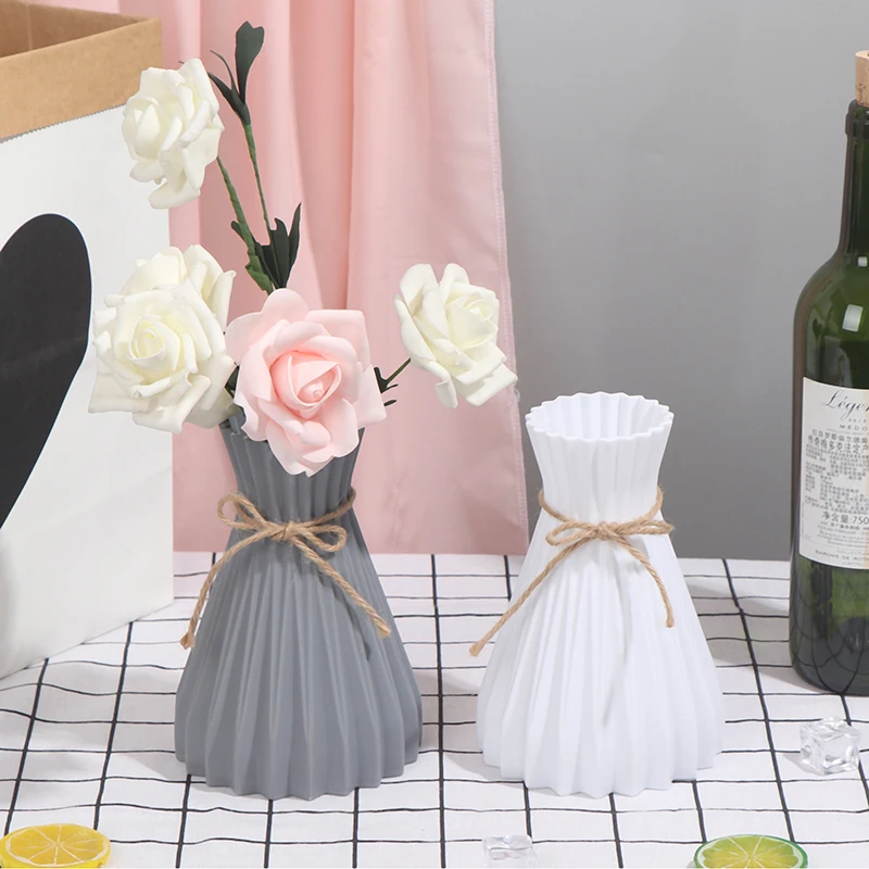 Имитация ротанга креативная простота вазы декоративные для дома