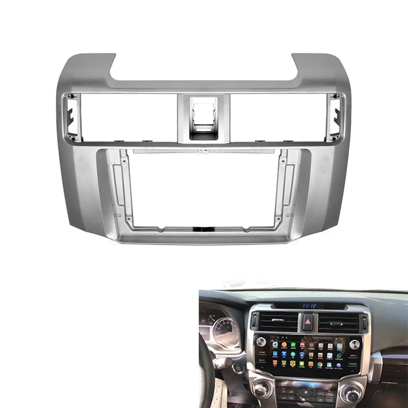 

9inch Car Fascia Audio Fitting Adaptor Radio Navigation Panel Kits Car Dvd Frame Dashboard for TOYOTA 4Runner 2010-2020