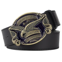 eagle belt for men jeans only outlaws will have guns metal buckle cowboy