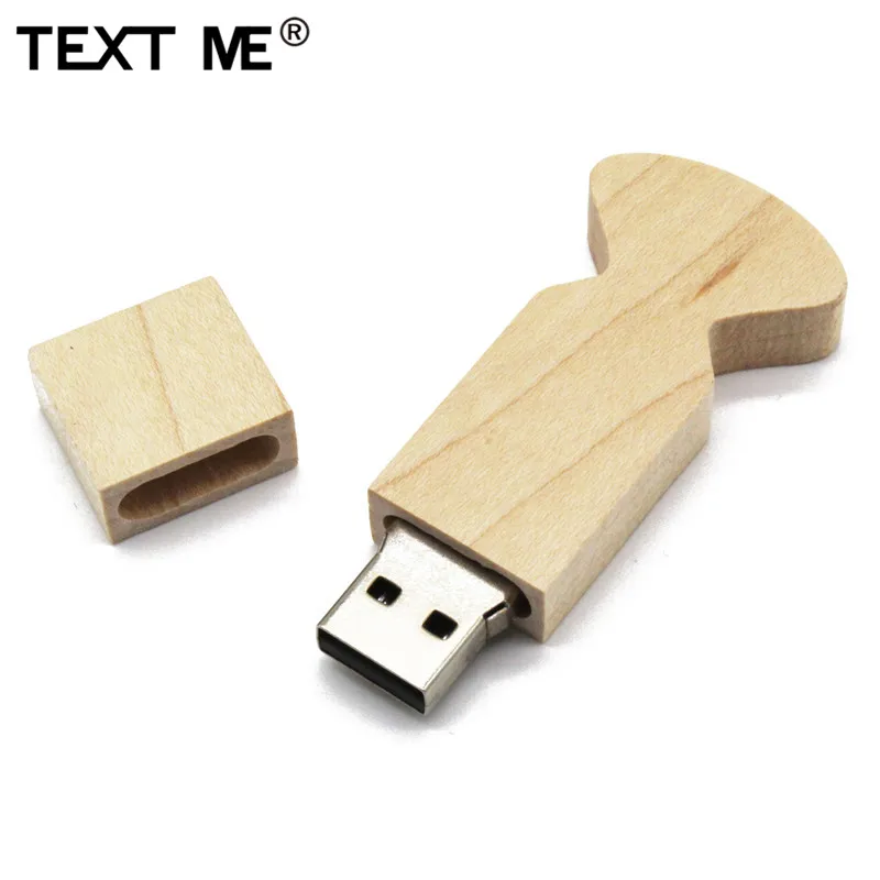 TEXT ME новый стиль кленовый деревянный 64 Гб usb флеш-накопитель 4 ГБ 8 16 32 usb2.0 флешка |