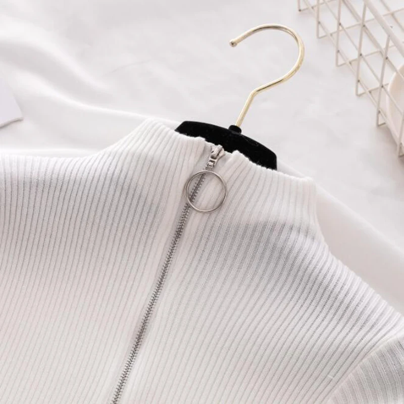 

SEDUTMO Winter Sexy Turtleneck Women Sweater Pullovers Autumn Knitted Sweaters Slim Long Sleeve Jumper Black Top ED847