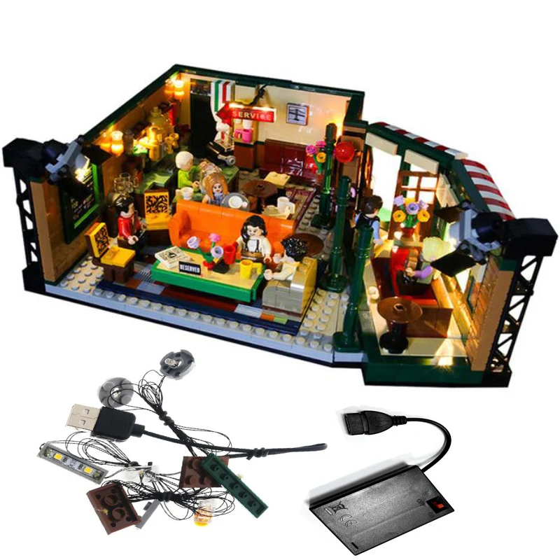 Светодиодный со светодиодсветильник кой для строительных блоков Lego серии 21319 Ideas