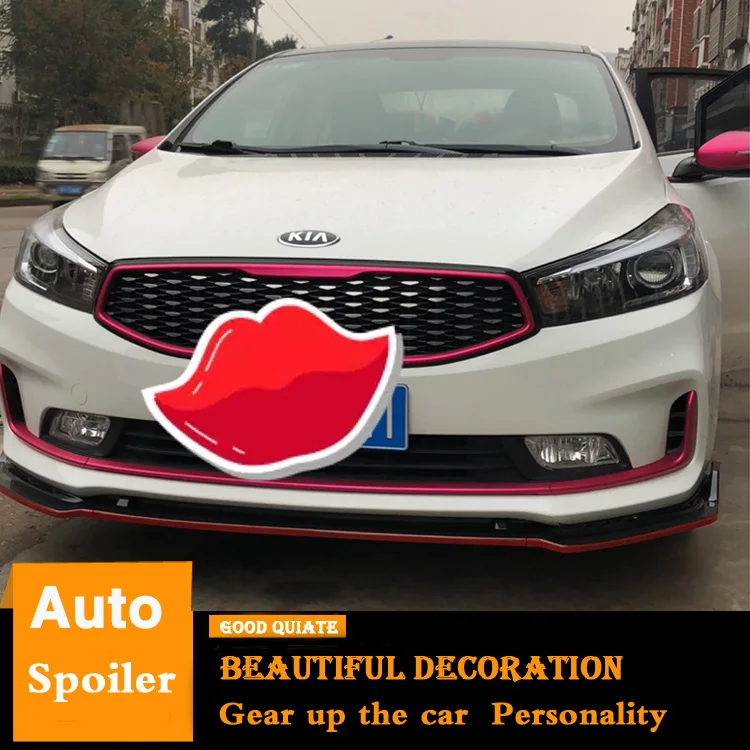 Для KIA K3 Forte 2016 2018 передний бампер диффузор защитный комплект кузова спойлер