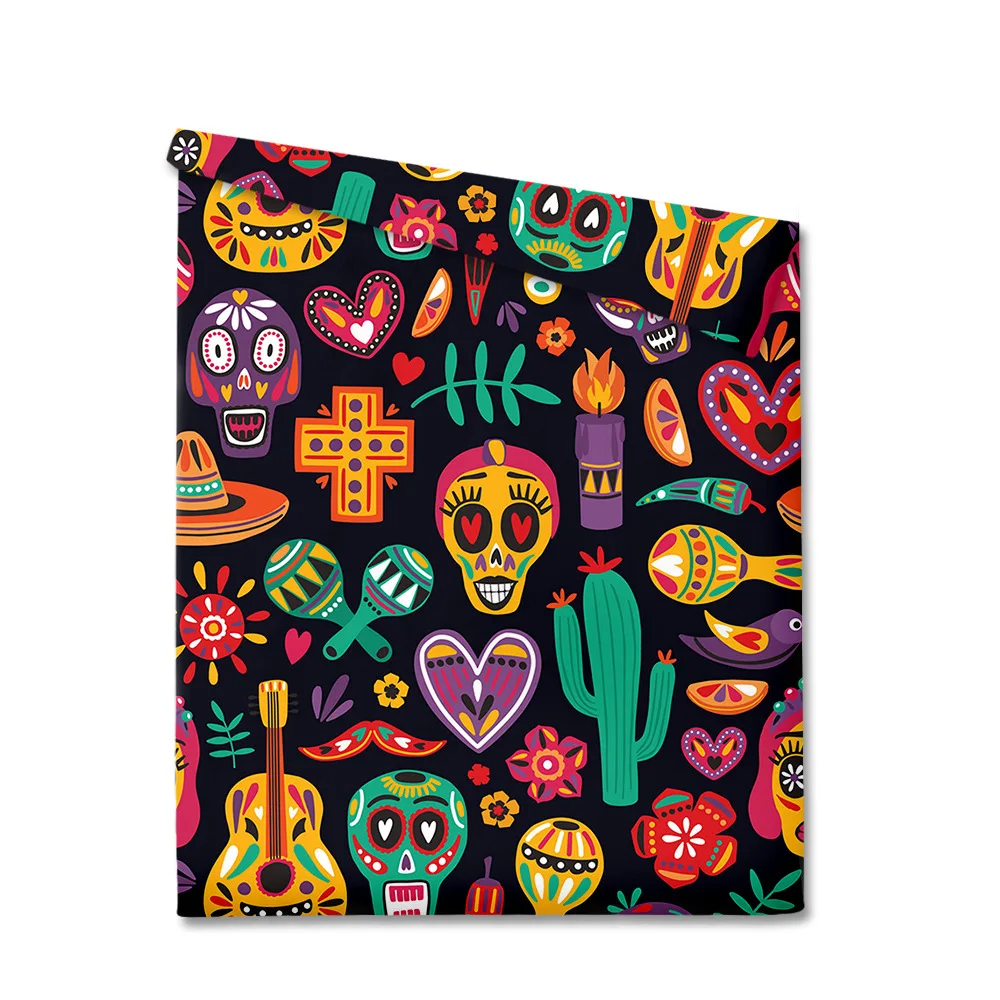 

DIY Custom Day Of The Dead Bed 3D Cartoon Printed Quilt Duvet Cover Home Textile Bedding Sets Home Decor Bedclothes Milk Silk