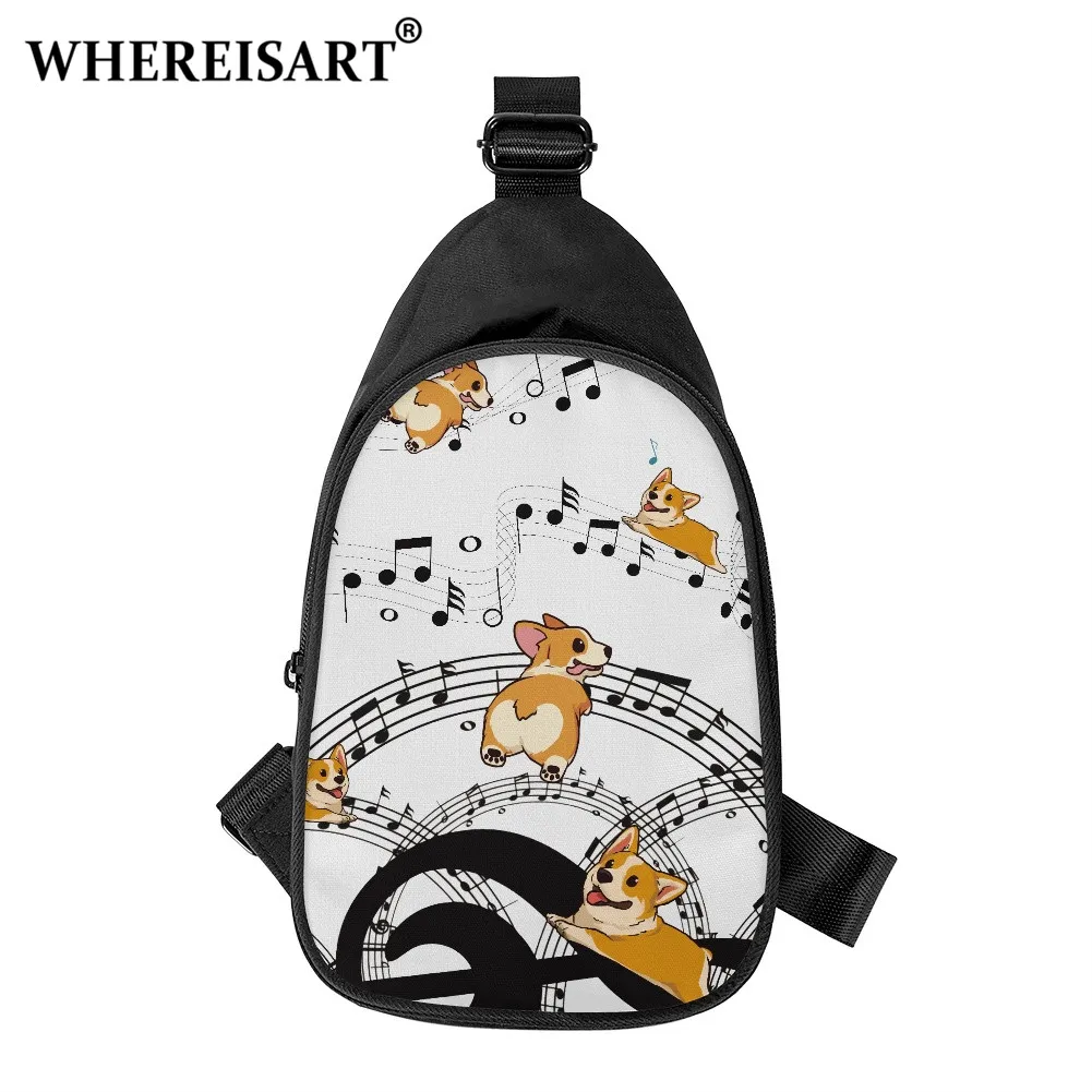 

Чехлы-клатчи для мужчин и женщин, с принтом в виде милой музыкальной собаки