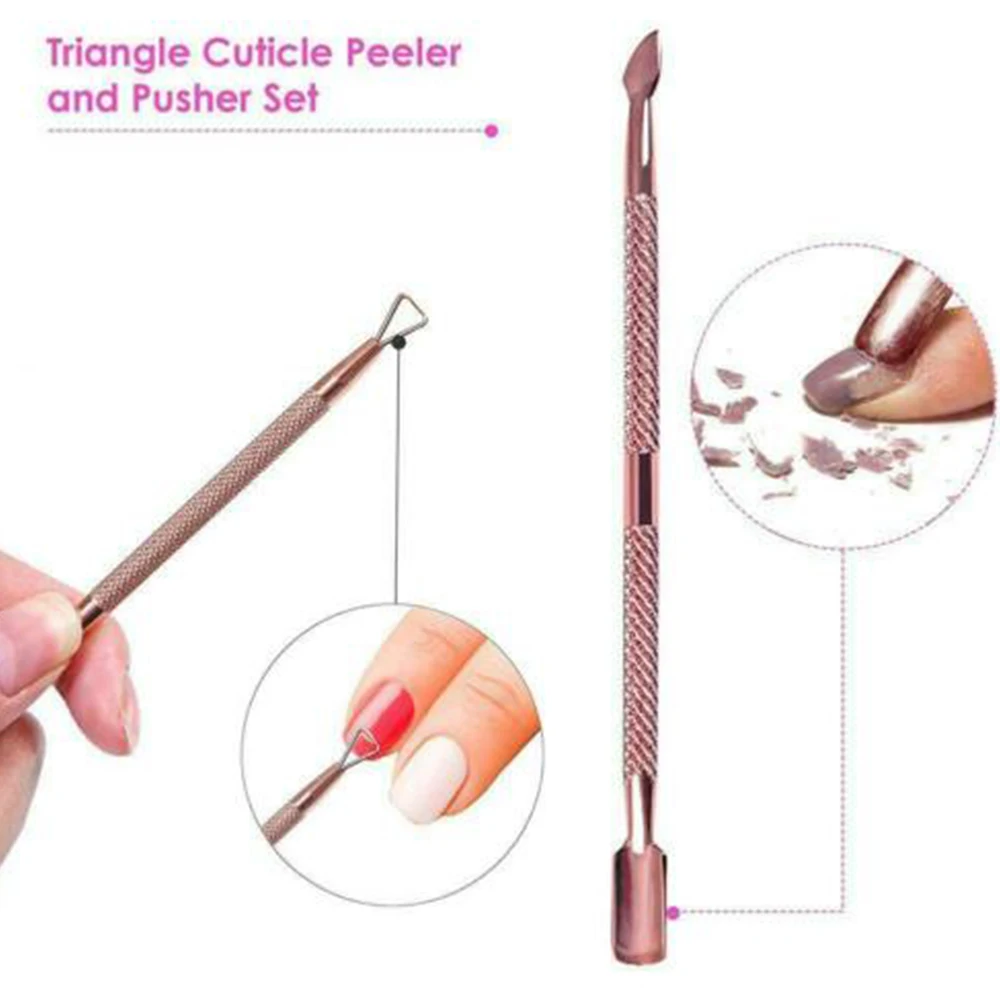 17pcs/set Nail Polish Removal Tool Set Polishing Strips Dust Removing Planer Manual Salon Pump Bottle | Красота и здоровье