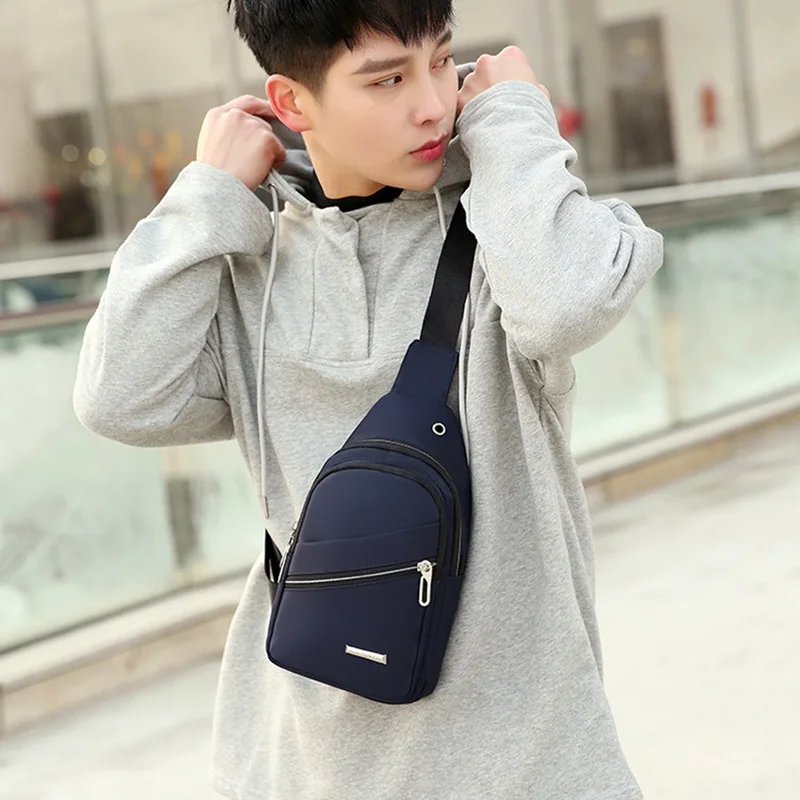 Мужская нагрудная сумка регулируемый портативный слинг для спорта на открытом