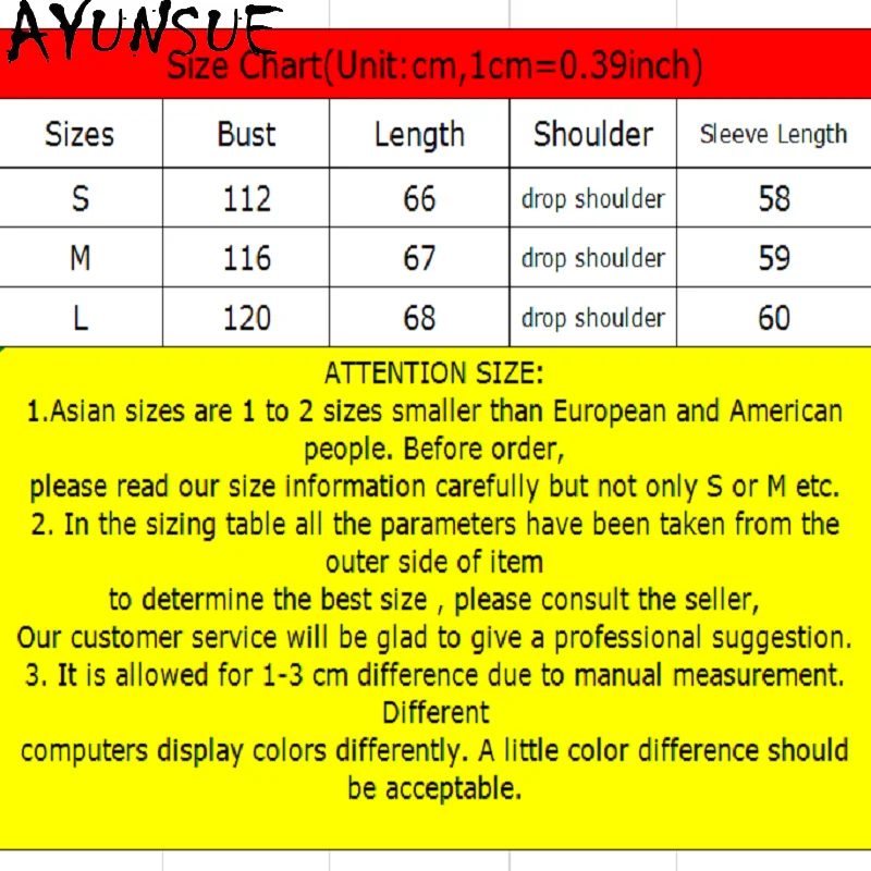 

AYUNSUE Real Fur Coat Female Autumn Winter Jacket Women Mink Fur Collar Sheep Shearing Wool Fur Coats and Jackets Women 19D19-65