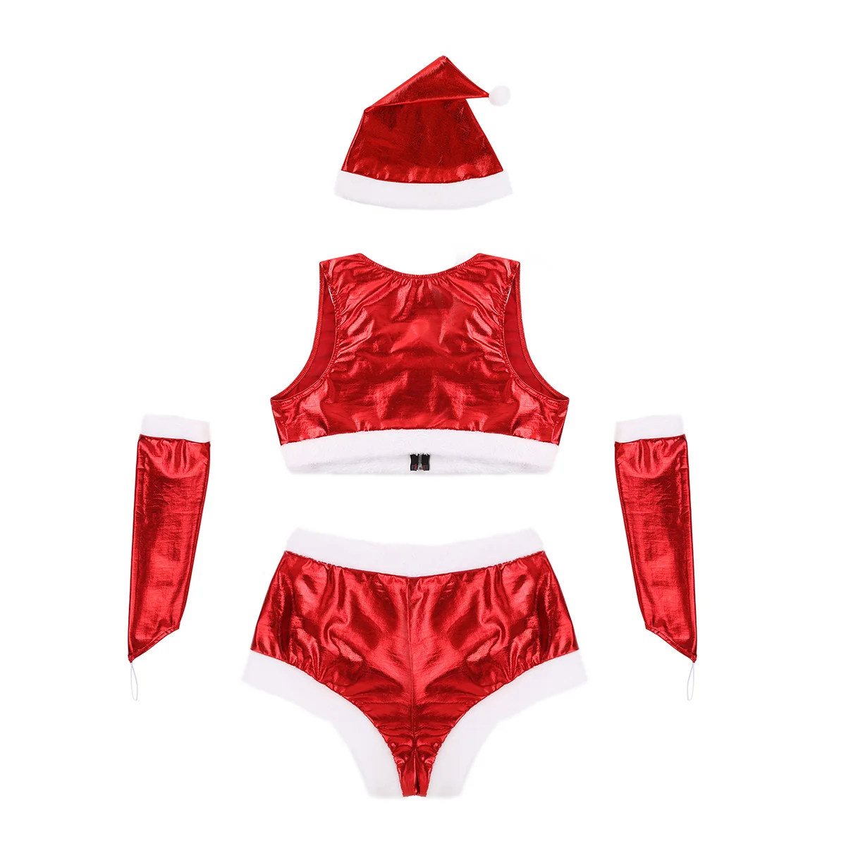 Рождественский костюм для ролевых игр взрослых женщин нарядный наряд женский