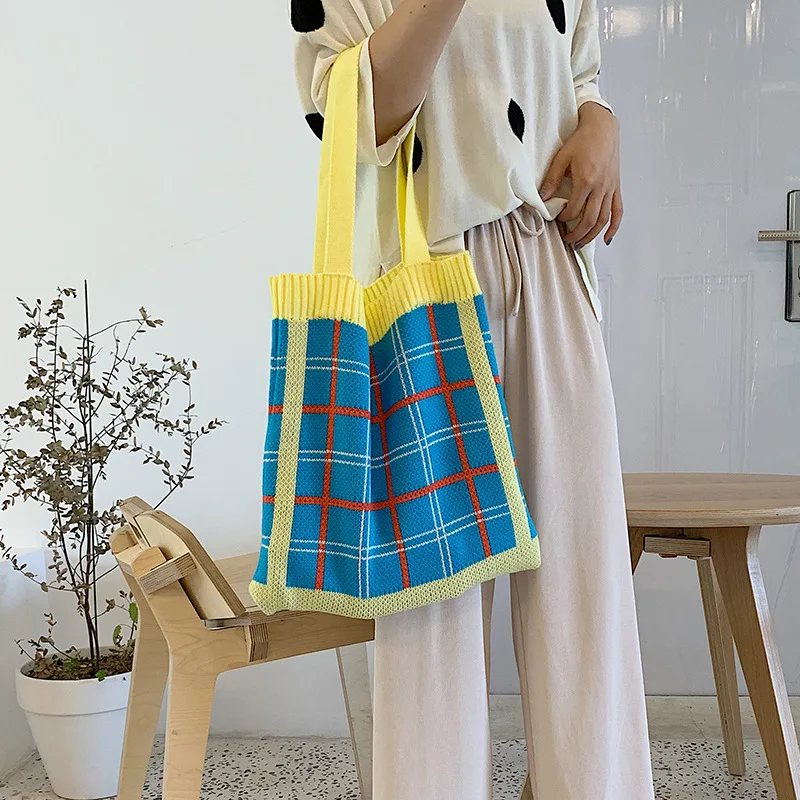 Youda Модная стильная женская шерстяная тканая вместительная сумка оригинальный